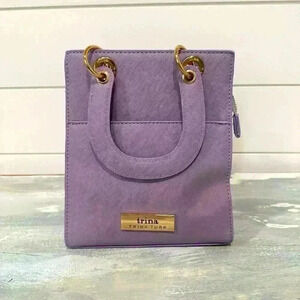 Tina Turk Double Handle Tote Lilac